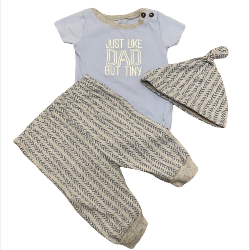 🟣2/$10 Super cute just like dad matching set